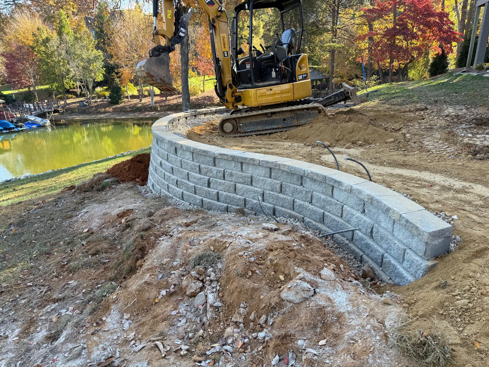 Retaining wall 